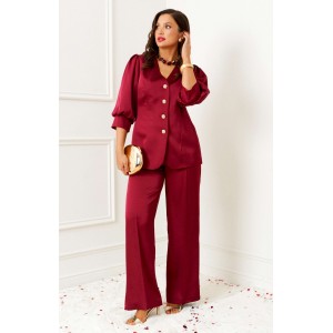 BEAUTIFUL-FREE 6382 бордо Костюм