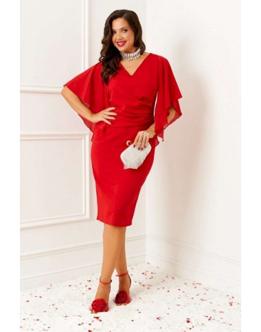 BEAUTIFUL-FREE 6384 красный Платье