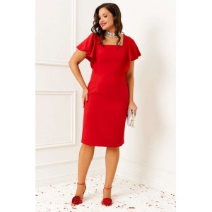 BEAUTIFUL-FREE 6385 красный Платье