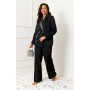 BEAUTIFUL-FREE 6398 черный Костюм брючный