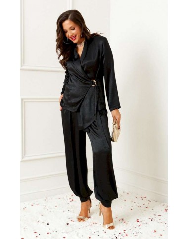 BEAUTIFUL-FREE 6399 черный Костюм брючный