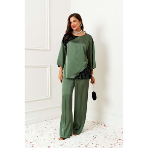 BEAUTIFUL-FREE 6401 шалфей Костюм