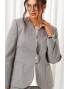 BEAUTIFUL-FREE 6416 полоска серая Костюм брючный