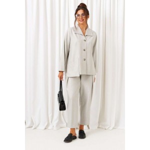 BEAUTIFUL-FREE 6421 серый Костюм брючный