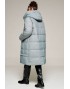 BEAUTIFUL-FREE 8022 серо-голубой Пальто