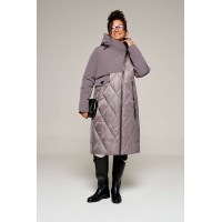 BEAUTIFUL-FREE 8023 дымчато-лиловый Пальто BEAUTIFUL-FREE 8023 дымчато-лиловый Пальто