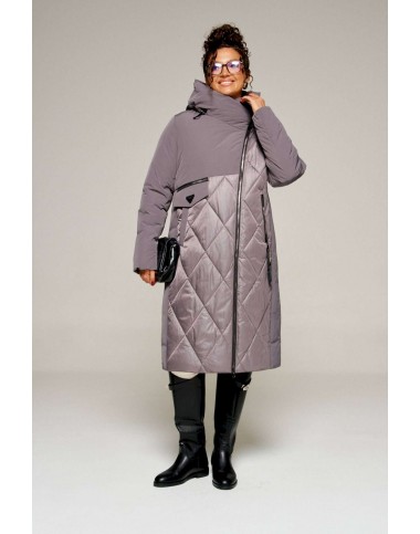 BEAUTIFUL-FREE 8023 дымчато-лиловый Пальто BEAUTIFUL-FREE 8023 дымчато-лиловый Пальто