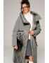 BEAUTIFUL-FREE 8023 серый Пальто