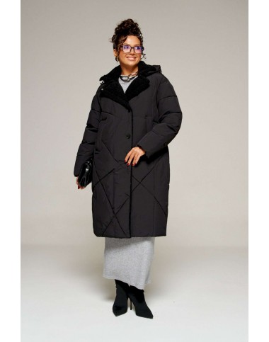 BEAUTIFUL-FREE 8024 черный Пальто