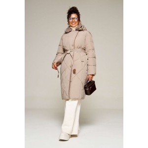 BEAUTIFUL-FREE 8024 капучино Пальто