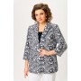 БелЭльСтиль 412-303 черно-белый Жакет