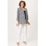 БелЭльСтиль 412-303 черно-белый Жакет