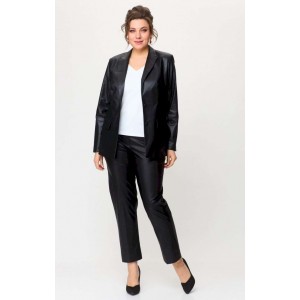 БелЭльСтиль 412-303/586-287 экокожа Костюм брючный БелЭльСтиль 412-303/586-287 экокожа Костюм брючный