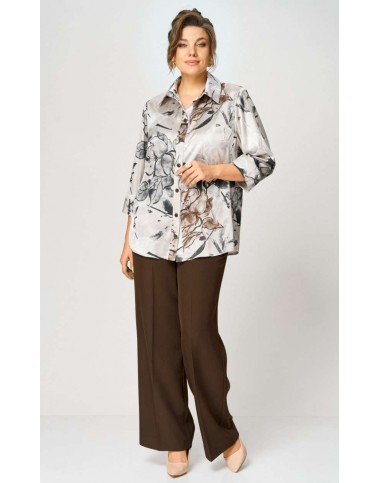 БелЭльСтиль 601-288  коричневый Брюки