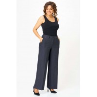 БелЭльСтиль 601-308 серо-синяя клетка Брюки