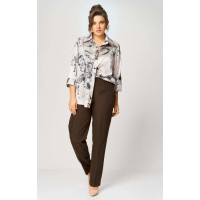 БелЭльСтиль 609-323 темно-коричневый Брюки