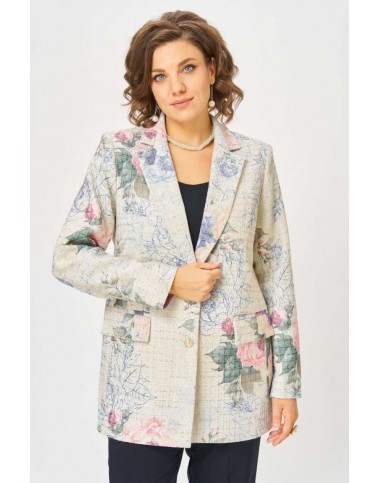 БелЭльСтиль 762-324 молочный Жакет