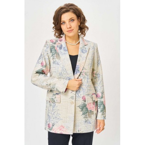 БелЭльСтиль 762-324 молочный Жакет