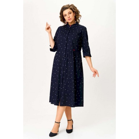 БелЭльСтиль 811-233 темно-синий Платье