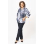 БелЭльСтиль 877-326/596-279 синий принт Костюм