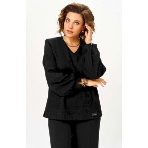 БелЭльСтиль 879-329 черный принт Блуза БелЭльСтиль 879-329 черный принт Блуза