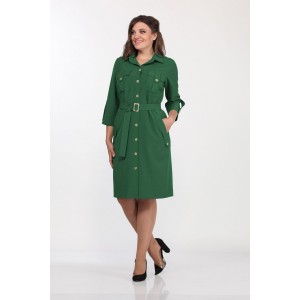 LADY STYLE CLASSIC 1923-1 зеленые тона Платье
