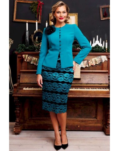MODA-URS 2875-1 Костюм юбочный