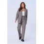 VILENA FASHION 978 серо-розовый Костюм брючный